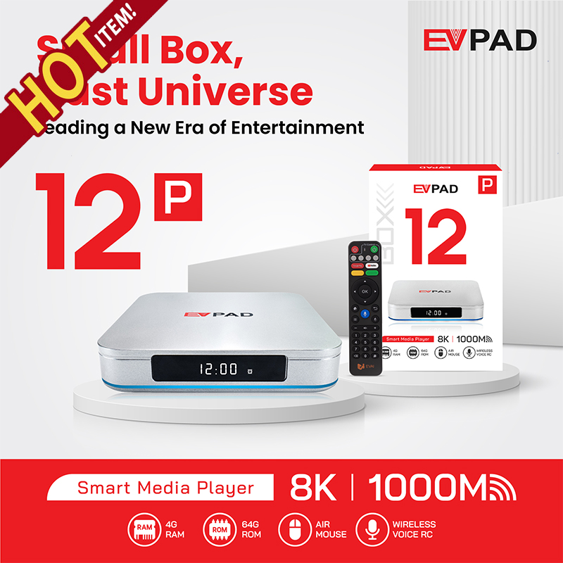 EVPAD 12P TV Box